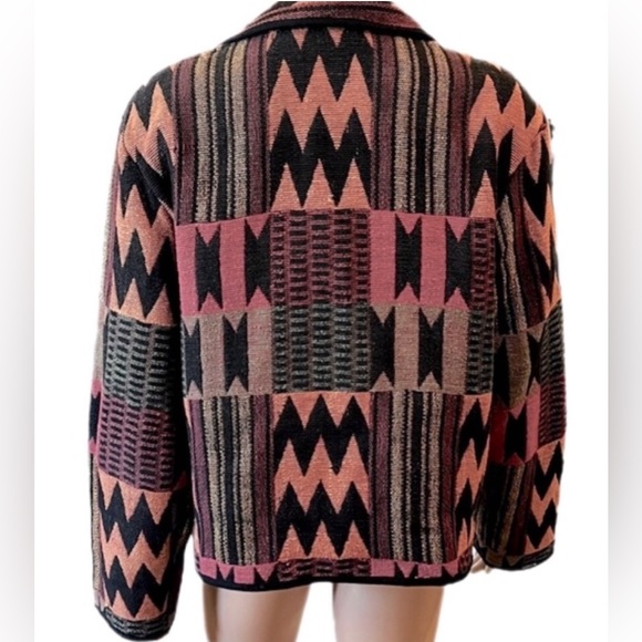 Vintage | New Identity Aztec Print Blazer (Size M) - Picture 2 of 5